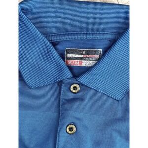 Men's Grand Slam Performance Blue Golf Shirt Size M